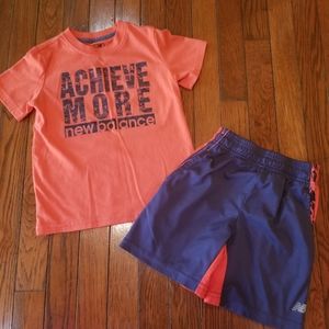 Boy's New Balance Shirt & Shorts